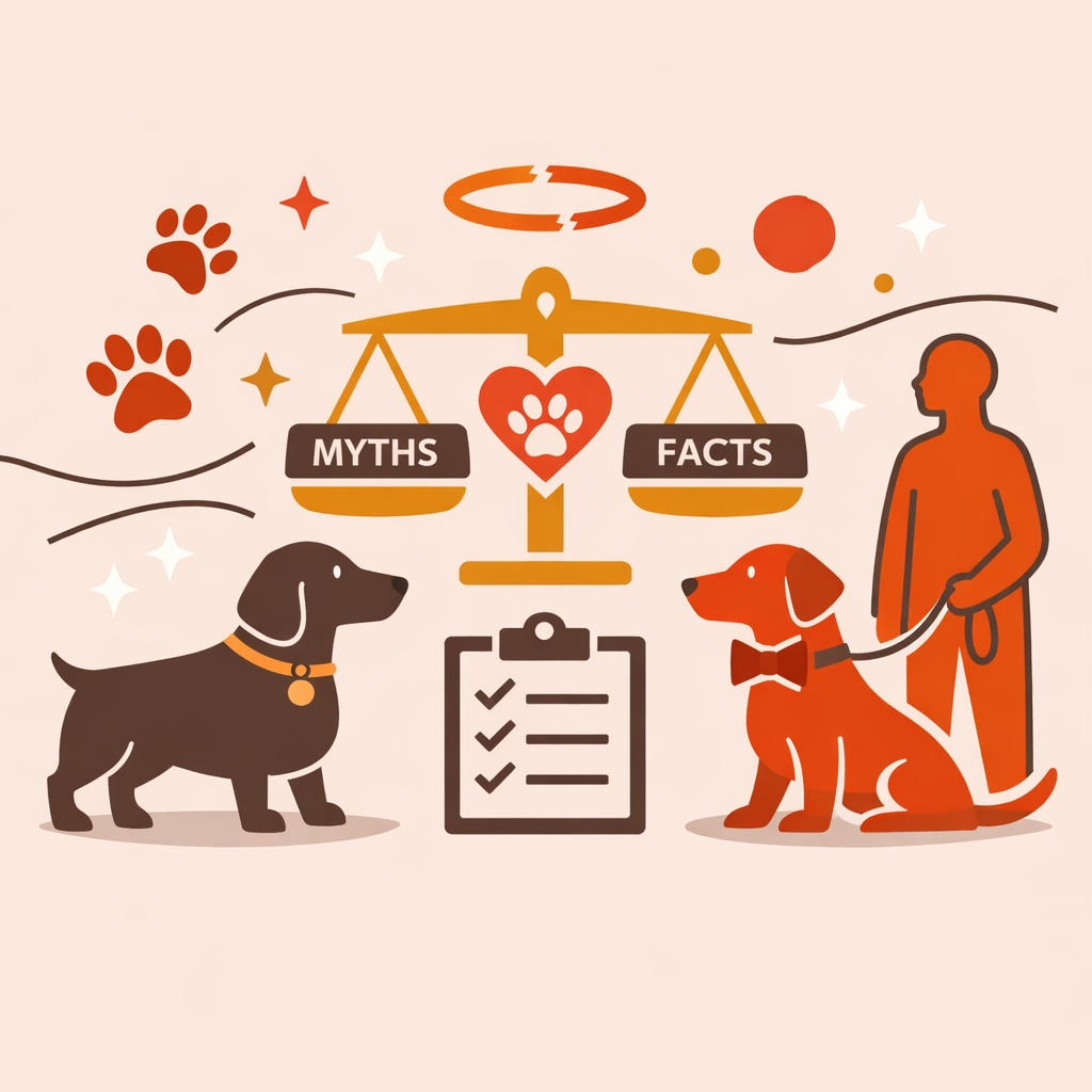 A minimalist modern vector illustration on a soft beige-pink background (#f1e6e3). Central compositi